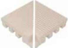 VitrA Pool Unglazed Channel Edge Internal Corner Slope 5 Matt 12.5x12.5