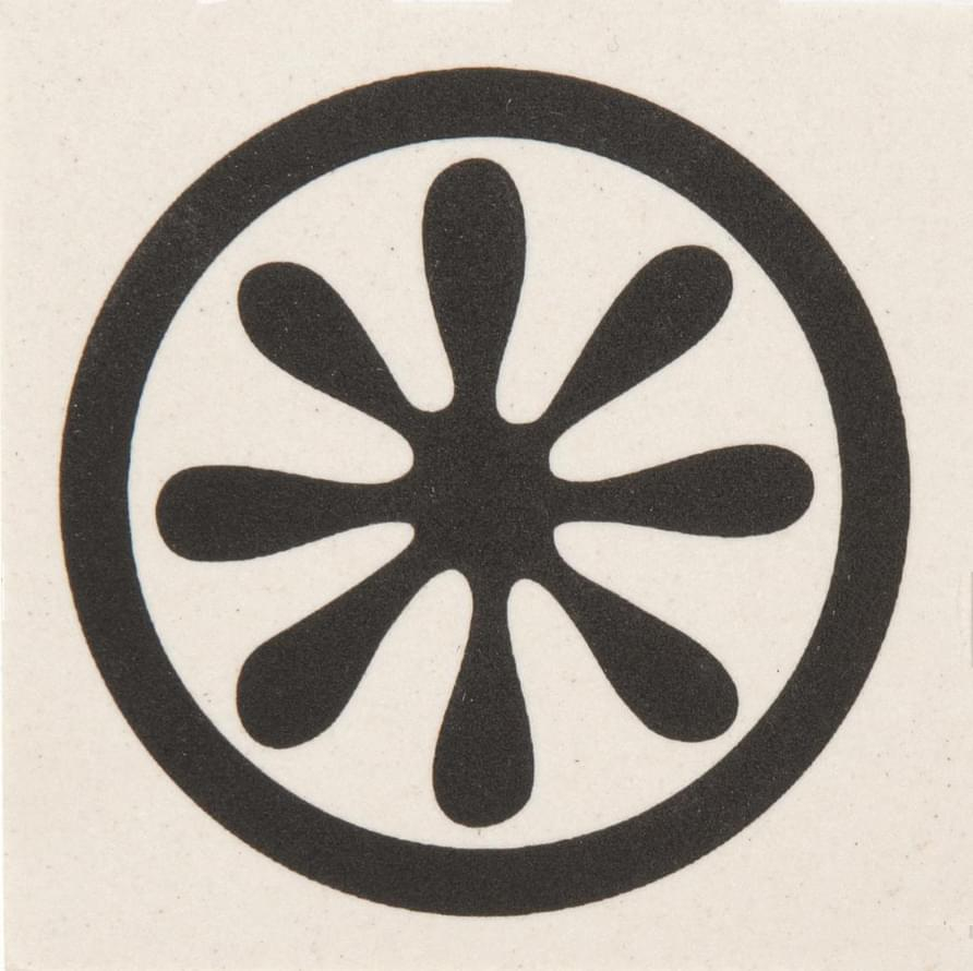 Original Style Victorian Floor Tiles Colebrooke Black On Dover White 5.3x5.3