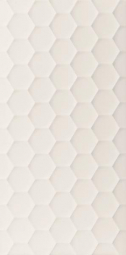 Marca Corona 4D Hexagon White Decor 40x80