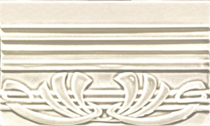 Ceramiche Grazia Epoque Terminale Deco Ivory Craquele 12x20