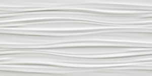 Плитка 3D Wall Ribbon White Matt. 40x80