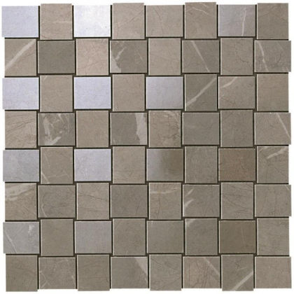 Atlas Concorde Brick Atelier Silver Net Mosaic 30.5x30.5