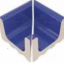 VitrA Pool Ral 2307015 Blue Low Water Level Overflow Narrow Channel External Corner Glossy 12.5x25