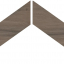 Casalgrande Padana Tavolato Chevron Marrone Scuro B 14.6x50