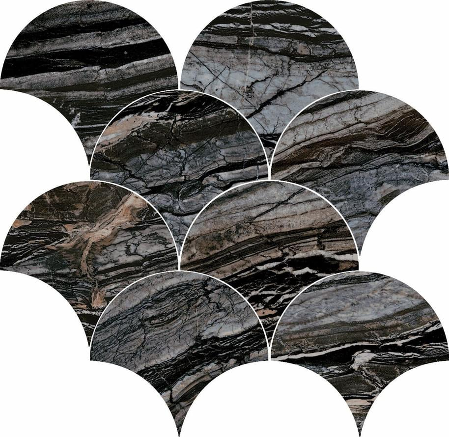 Roberto Cavalli Rock Symphony Mosaico Ventaglio Glam 28x29