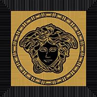 Versace Meteorite Firma Medusa Naturale Nero/Oro 9.8x9.8