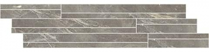 Cerim Exalt Gray Lace Modulo Listello Sfalsato Naturale Lucido 15x60