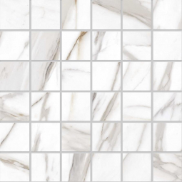 Emil Ceramica Tele Di Marmo Reloaded Mosaico 5x5 Calacatta Gold Canova Full Lappato 30x30