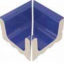 VitrA Pool Ral 2307015 Blue Low Water Level Overflow Narrow Channel Internal Corner Glossy 12.5x25