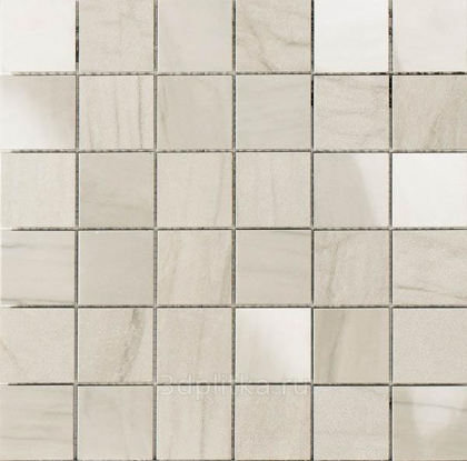 Impronta Italgraniti Lux Experience Calacatta Mont Blanc Mosaico Mix 30x30