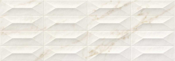 Marazzi Marbleplay Ivory Struttura Gem 3D Rett 30x90