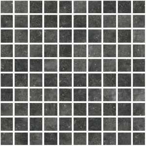 Floor Gres Airtech London Black High Glossy Mosaico 3x3 30x30