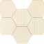 Tubadzin Horizon Mosaic Hex Ivory 22.1x28.9