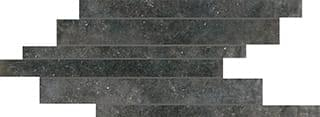 Floor Gres Airtech London Black Modulo Listello Sfalsato High Glossy 21x40