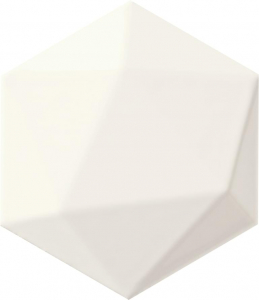 Arte Origami White Hex 11x12.5