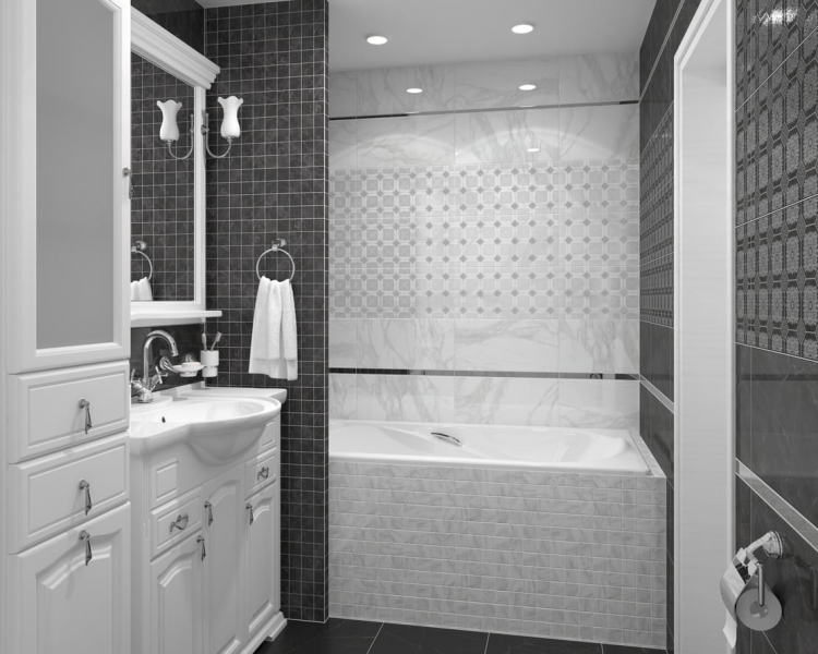 Laparet Olimpus Grand Декор Белый 25x50