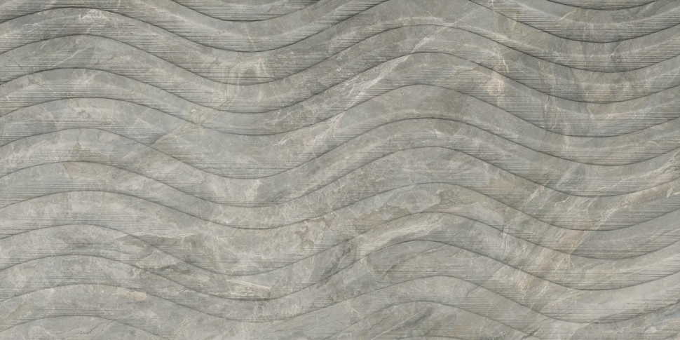 Impronta Italgraniti Marble Experience Orobico Grey Onda Sq 60x120