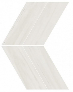Atlas Concorde Marvel Stone Bianco Dolomite Chevron Lappato 22.5x22.9