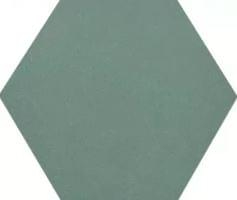 TopCer Базовая Плитка Dark Green Hex 10x10