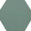 TopCer Базовая Плитка Dark Green Hex 10x10