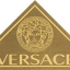 Versace Marble Firma Triangolare Ottone 7.9x11.2
