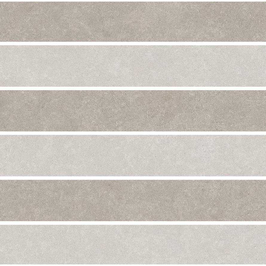 Cerim Elemental Stone Grey Sandstone Mosaico Tessere 3D Lucido 30x30