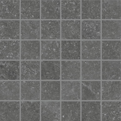 Provenza Salt Stone Mosaico 5x5 Black Iron Naturale 30x30