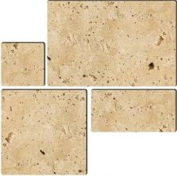 Diffusion Travertin Carreaux Rustic Opus 4 Formats 30 Mm 60x120