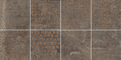 Rondine Provence Multicolor Metal Chic Set 8 Pcs 60x120