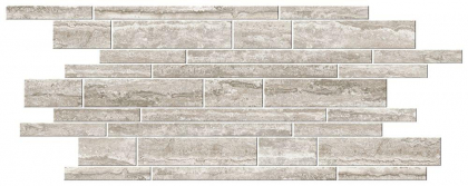 Ricchetti Italian Icon Vein Cut Greige Muretto Mosaico Nat 30x60