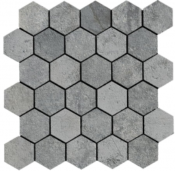 La Fabbrica Jungle Stone Esagona Silver 28x29