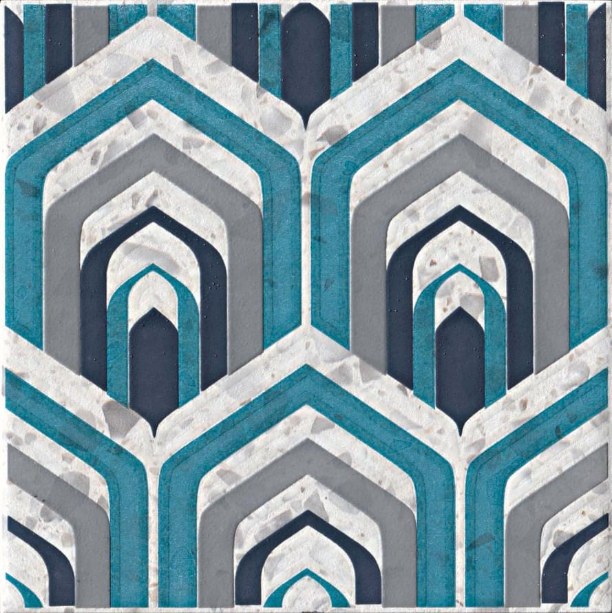 Serenissima Cir Venezia Ins Pavona Turchese 20x20