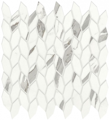 Atlas Concorde Marvel Shine Statuario Supremo Mosaico Twist Silk 30.5x30.5