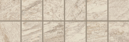 Coliseumgres Alpi Bianco Fascia Mosaico 10x30