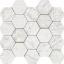 Piemme Valentino Majestic Hexagon Apuanian White Lev 34x36