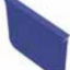 VitrA Pool Ral 2307015 Blue Narrow End Piece Right/Left Glossy 13.5x8.5