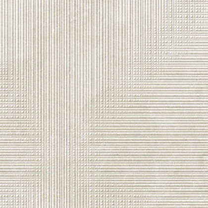 Provenza Eureka Tartan Bianco 30x30