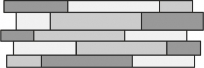 Impronta Italgraniti Square Crossing Muretto Lapp 30x60