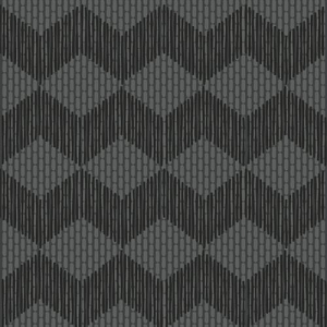 Mutina Tape Zigzag Black 20.5x20.5
