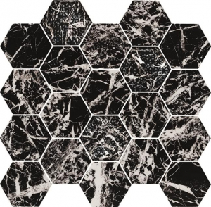 Piemme Valentino Majestic Hexagon Glam Black 34x36