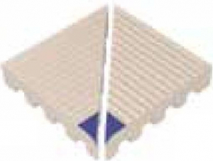 VitrA Pool Ral 5002 Cobalt Blue Edge Internal Corner Matt 12.5x12.5