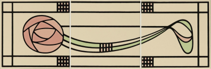 Original Style Artworks Colonial White Glasgow Rose Right Hand 45.6x15.2