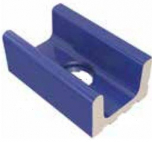 VitrA Pool Ral 5002 Cobalt Blue Low Water Level Overflow Narrow Channel With Outlet Glossy 12.5x25