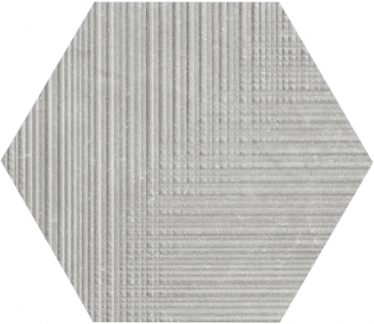 Provenza Eureka Tartan Esagona Grigio 22x19.3