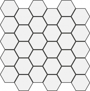 La Fabbrica Artile Esagona Ocean Blue Nat Rett 28x29