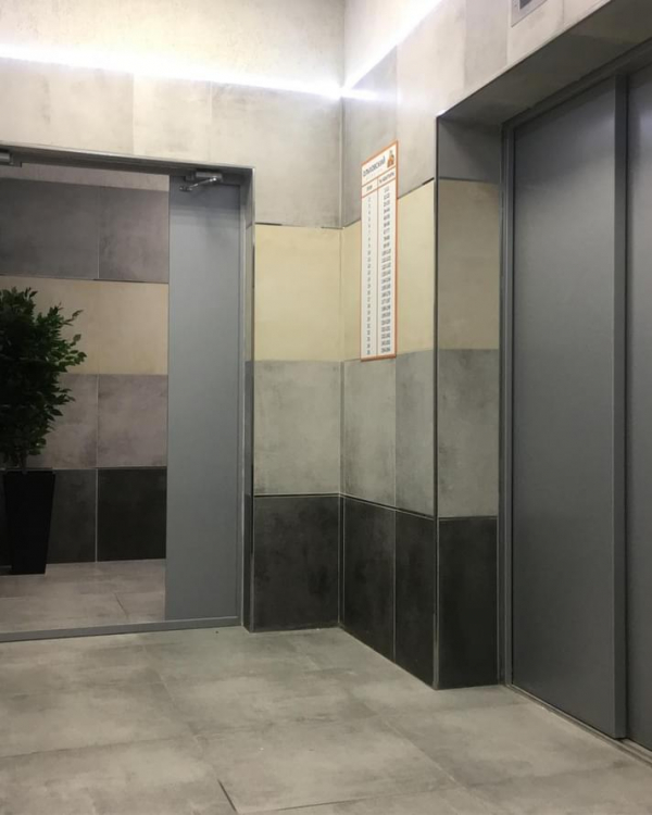 Grasaro Beton Антрацит Матовая Плинтус 7.6x60
