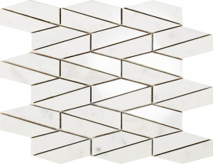 Impronta Italgraniti Lux Experience Statuarietto Mosaico Esagona Allungato Mix 25.5x29.5