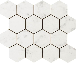 Impronta Italgraniti Lux Experience Statuarietto Mosaico Esagona Fade 26x30