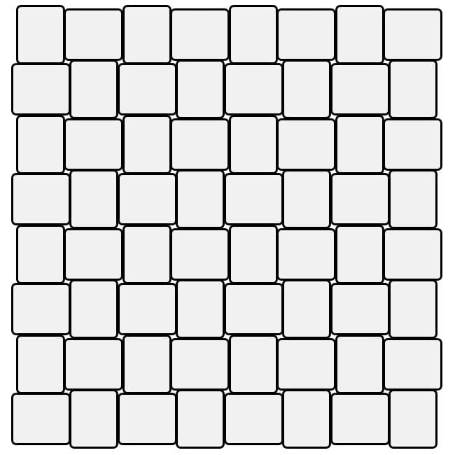 Settecento V Stone Silver Lapp Mosaico Twist 30x30