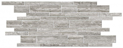 Ricchetti Italian Icon Vein Cut Grey Muretto Mosaico Nat 30x60